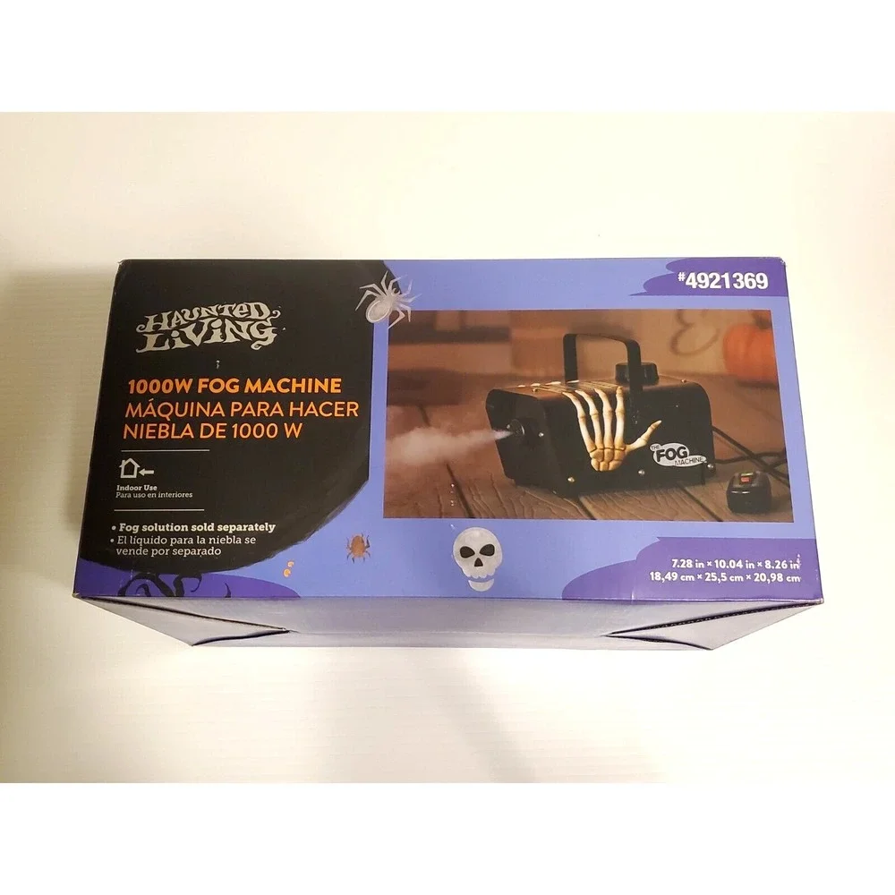 New Gemmy Haunted Living 1000-Watt Residential Grade Fog Machine Indoor Use
